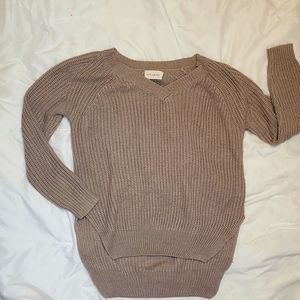 Dreamers Beige Knit Sweater